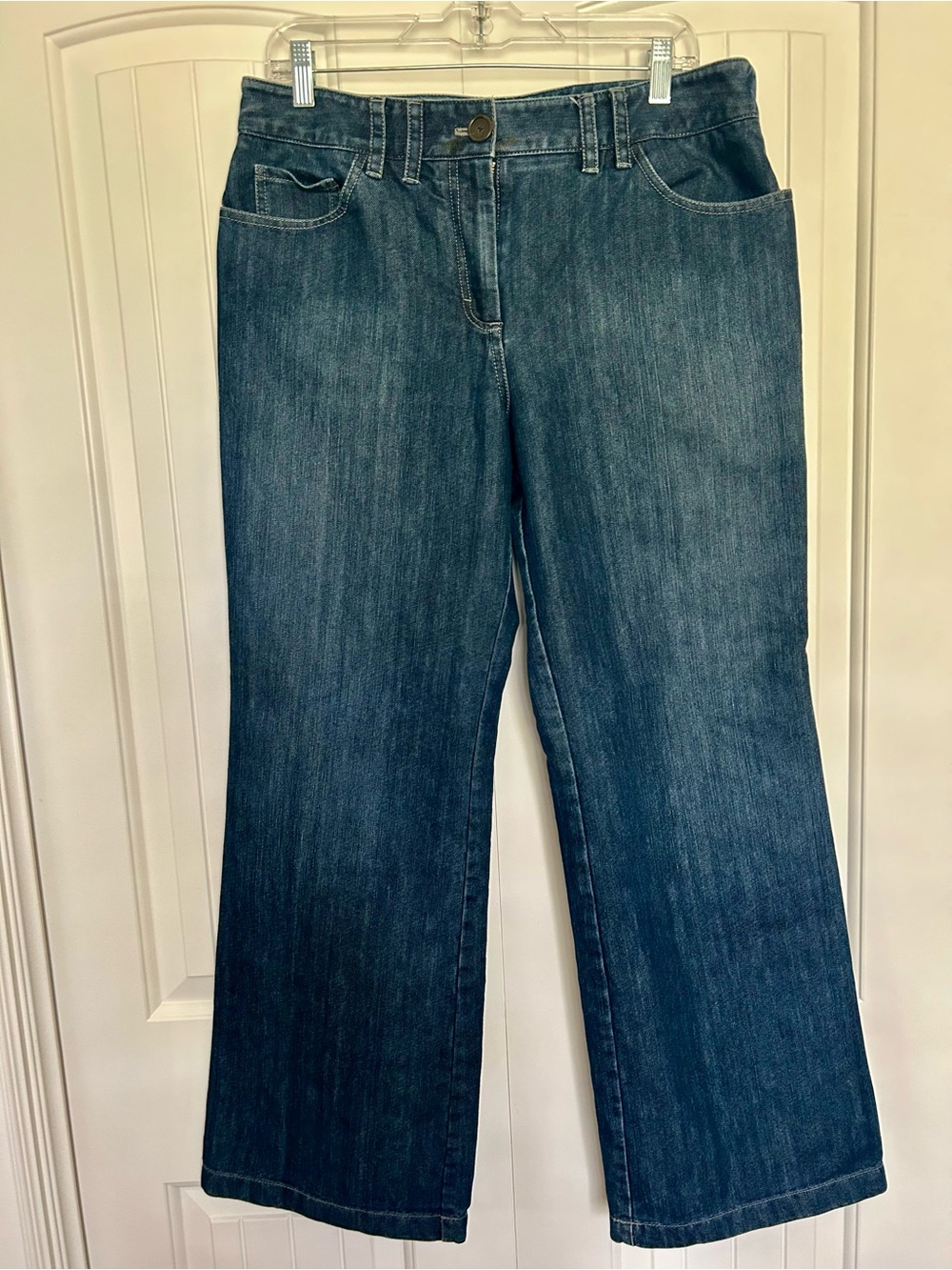 Ann Taylor Women's Dark Blue Flare Jeans